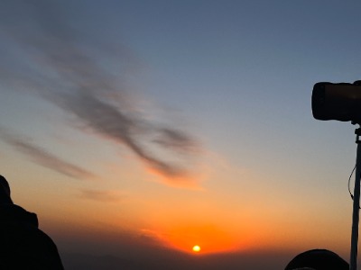 团结一心,永攀最高峰丨PG电子组织登泰山活动(图4) 泰山观日出.jpg